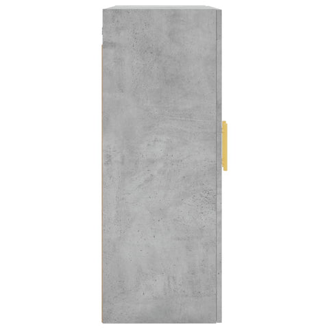 vidaXL Wall Mounted Cabinets 2 pcs Concrete Grey 69.5x34x90 cm