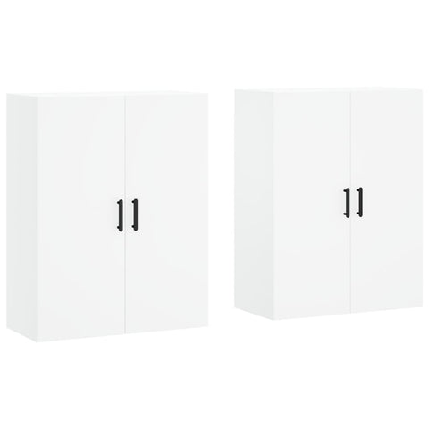 vidaXL Wall Mounted Cabinets 2 pcs White 69.5x34x90 cm