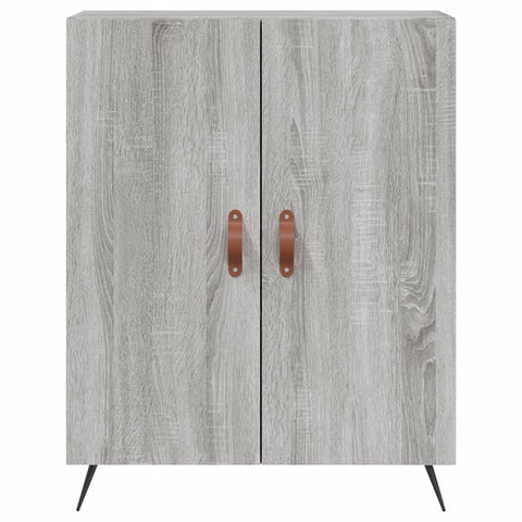 vidaXL Highboard Grey Sonoma 69.5x34x180 cm Engineered Wood