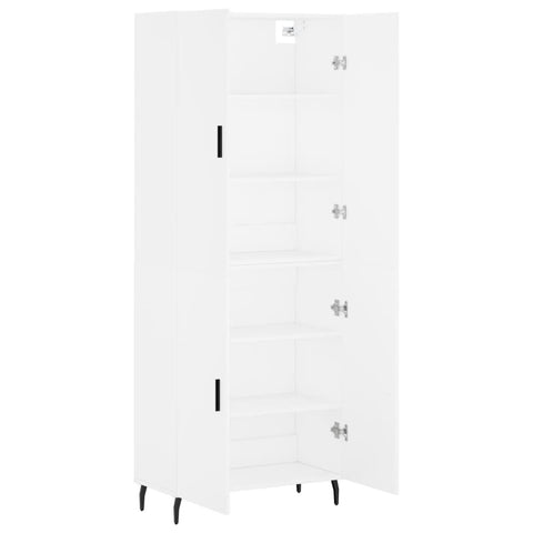 vidaXL Highboard White 69.5x34x180 cm Engineered Wood