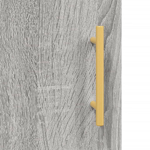 vidaXL Highboard Grey Sonoma 69.5x34x180 cm Engineered Wood