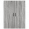 vidaXL Highboard Grey Sonoma 69.5x34x180 cm Engineered Wood