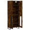 vidaXL Highboard Smoked Oak 69.5x34x180 cm Engineered Wood