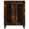 vidaXL Highboard Smoked Oak 69.5x34x180 cm Engineered Wood