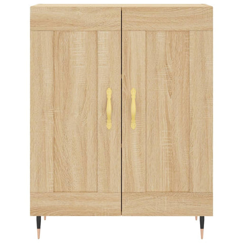 vidaXL Highboard Sonoma Oak 69.5x34x180 cm Engineered Wood