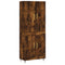 vidaXL Highboard Smoked Oak 69.5x34x180 cm Engineered Wood