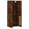 vidaXL Highboard Smoked Oak 69.5x34x180 cm Engineered Wood