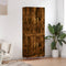 vidaXL Highboard Smoked Oak 69.5x34x180 cm Engineered Wood