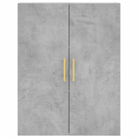 vidaXL Highboard Concrete Grey 69.5x34x180 cm Engineered Wood