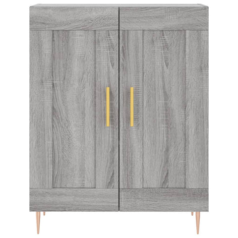 vidaXL Highboard Grey Sonoma 69.5x34x180 cm Engineered Wood