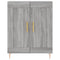 vidaXL Highboard Grey Sonoma 69.5x34x180 cm Engineered Wood