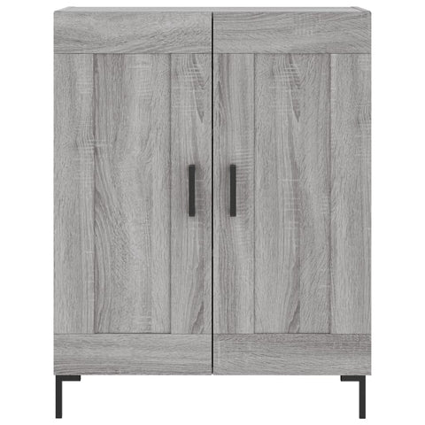 vidaXL Highboard Grey Sonoma 69.5x34x180 cm Engineered Wood