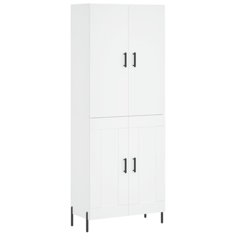 vidaXL Highboard White 69.5x34x180 cm Engineered Wood
