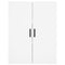 vidaXL Highboard White 69.5x34x180 cm Engineered Wood
