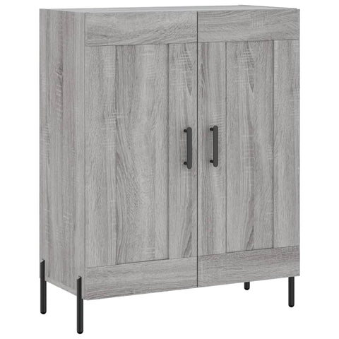 vidaXL Highboard Grey Sonoma 69.5x34x180 cm Engineered Wood