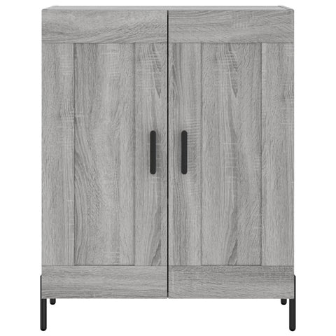 vidaXL Highboard Grey Sonoma 69.5x34x180 cm Engineered Wood