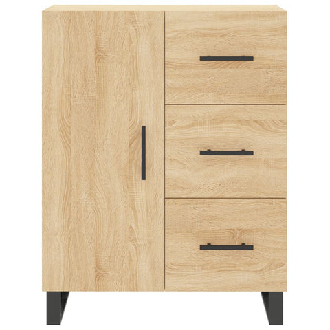 vidaXL Highboard Sonoma Oak 69.5x34x180 cm Engineered Wood