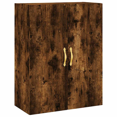vidaXL Highboard Smoked Oak 69.5x34x180 cm Engineered Wood