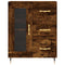 vidaXL Highboard Smoked Oak 69.5x34x180 cm Engineered Wood