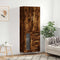 vidaXL Highboard Smoked Oak 69.5x34x180 cm Engineered Wood