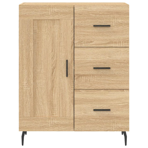 vidaXL Highboard Sonoma Oak 69.5x34x180 cm Engineered Wood