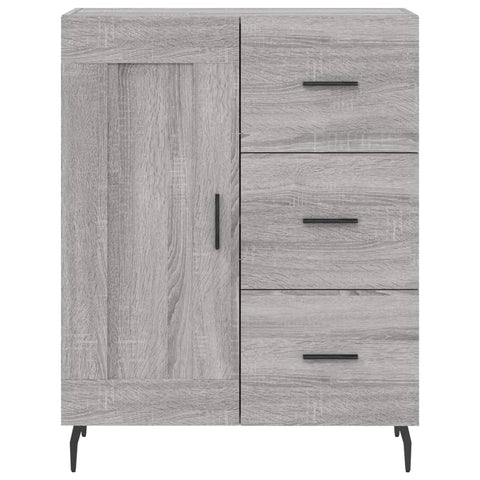 vidaXL Highboard Grey Sonoma 69.5x34x180 cm Engineered Wood