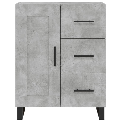 vidaXL Highboard Concrete Grey 69.5x34x180 cm Engineered Wood