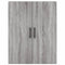 vidaXL Highboard Grey Sonoma 69.5x34x180 cm Engineered Wood