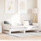 vidaXL Pull-out Day Bed White 180 x 200 cm Solid pine wood