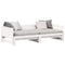 vidaXL Pull-out Day Bed White 180 x 200 cm Solid pine wood