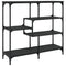 vidaXL Console Table Black 103x32x95 cm Engineered Wood