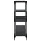 vidaXL Console Table Black 103x32x95 cm Engineered Wood