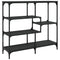 vidaXL Console Table Black 103x32x95 cm Engineered Wood
