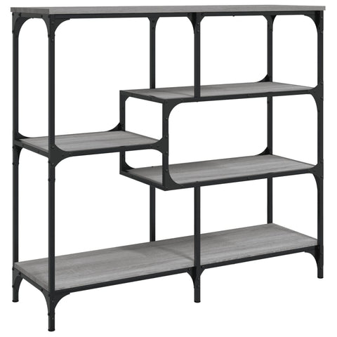 vidaXL Console Table Grey Sonoma 103x32x95 cm Engineered Wood