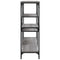 vidaXL Console Table Grey Sonoma 103x32x95 cm Engineered Wood