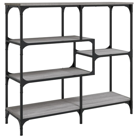 vidaXL Console Table Grey Sonoma 103x32x95 cm Engineered Wood