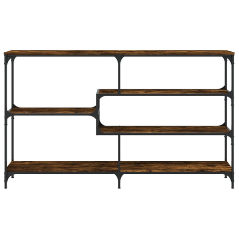 vidaXL Console Table Smoked Oak 160x32x95 cm Engineered Wood