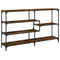 vidaXL Console Table Smoked Oak 160x32x95 cm Engineered Wood