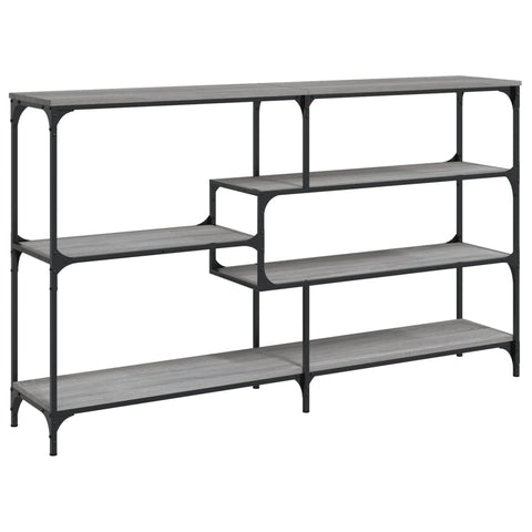vidaXL Console Table Grey Sonoma 160x32x95 cm Engineered Wood
