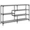 vidaXL Console Table Grey Sonoma 160x32x95 cm Engineered Wood