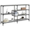 vidaXL Console Table Grey Sonoma 160x32x95 cm Engineered Wood