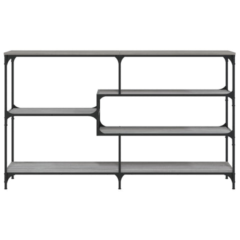 vidaXL Console Table Grey Sonoma 160x32x95 cm Engineered Wood