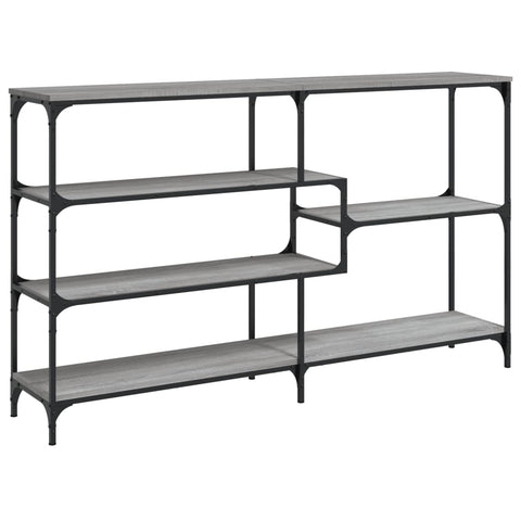 vidaXL Console Table Grey Sonoma 160x32x95 cm Engineered Wood