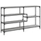 vidaXL Console Table Grey Sonoma 160x32x95 cm Engineered Wood