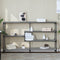 vidaXL Console Table Grey Sonoma 160x32x95 cm Engineered Wood