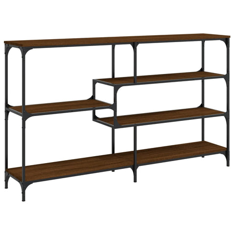 vidaXL Console Table Brown Oak 160x32x95 cm Engineered Wood