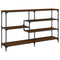 vidaXL Console Table Brown Oak 160x32x95 cm Engineered Wood