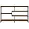 vidaXL Console Table Brown Oak 160x32x95 cm Engineered Wood