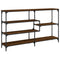 vidaXL Console Table Brown Oak 160x32x95 cm Engineered Wood