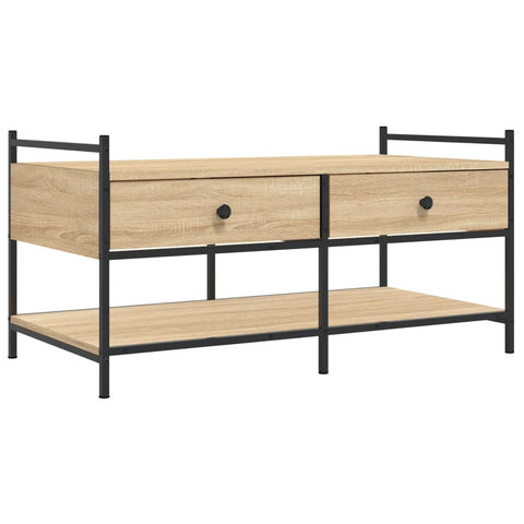 vidaXL Coffee Table Sonoma Oak 99x50x50 cm Engineered Wood